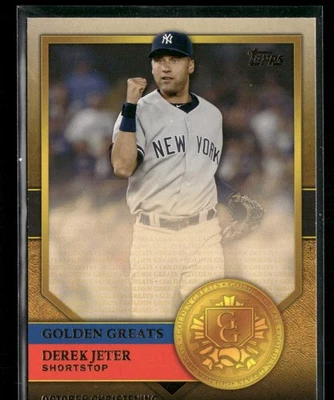 2012 Topps #GG-28 Derek Jeter Golden Greats New York Yankees - Image 1 of 2