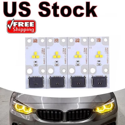 Yellow Angel Eye DRL LED Boards FOR BMW 428i 428iX 435i 435iX 2014-2017 Xenon US Foto 1 de 4