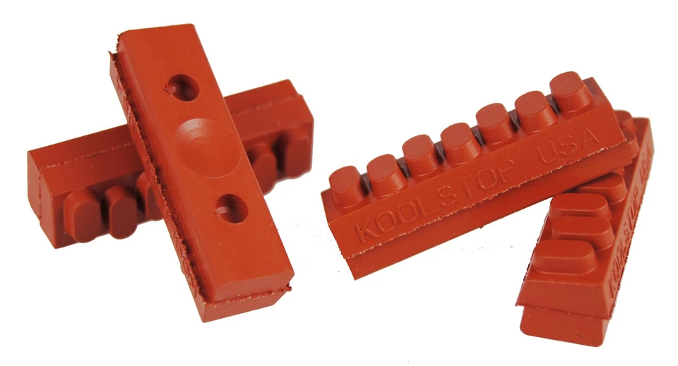 KOOL STOP Weinmann 7 Puntos Bicicleta Vintage Pastilla Freno Recarga Inserto SALMÓN Foto 1 de 1