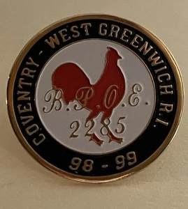 BPOE Elks Pin for Coventry-West Greenwich, R.I. Elks Lodge #2285, 1998-1999 - Picture 1 of 5