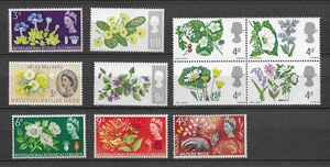 Grande Bretagne fleurs & autres lot 11 timbres neufs MNH /TE5731 - Imagen 1 de 1