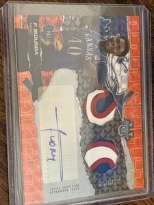 FLORY BIDUNGA 2024-25 Bowman Best University U AUTO Dual Patch Relic RPA 20/25 - Picture 1 of 2