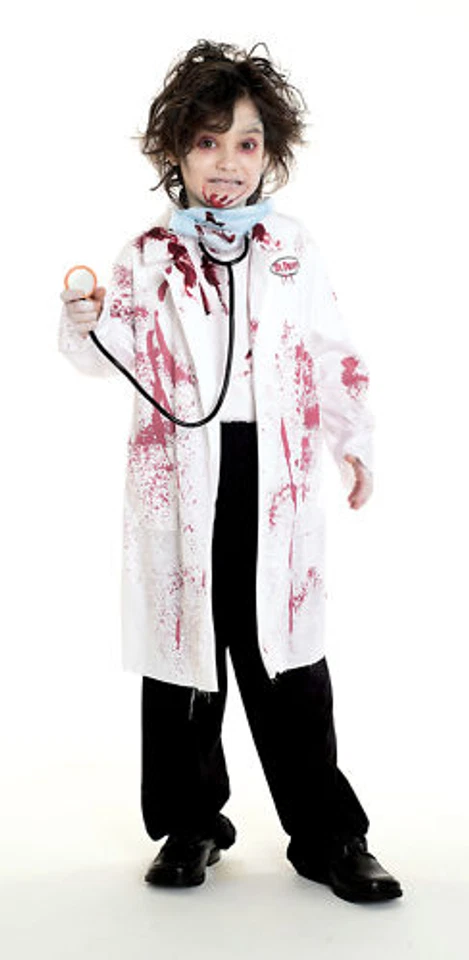 Zombie Doctor Cirujano Niños Niños Halloween Disfraz M Foto 1 de 1