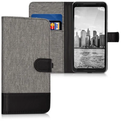 Custodia porta carte per Google Pixel 2 XL cover simil pelle - Immagine 1 di 4