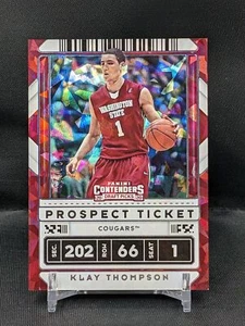 2020 Panini Contenders Draft Picks Klay Thompson #1 Cracked Ice /23 - Picture 1 of 2