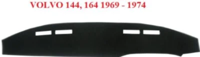 ЧЕРНЫЙ КОВРИК ДЛЯ ПРИБОРНОЙ ПАНЕЛИ, КОВРИК ДЛЯ ПРИБОРНОЙ ПАНЕЛИ, КРЫШКА ПРИБОРНОЙ ПАНЕЛИ ПОДХОДИТ VOLVO 144, 164 1969 - 1974 - Изображение 1 из 4