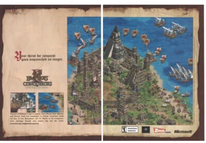  Age Of Empires II: The Conquerors Print Ad/Poster Art PC Big Box - Bild 1 von 3
