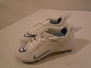 Cleats Nike Alpha Huarache 8 Pro LAX  White CW4439 101  Size 8 NEW - Picture 1 of 6