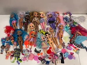 large LOL LOT large and small dolls accessories - Picture 1 of 7