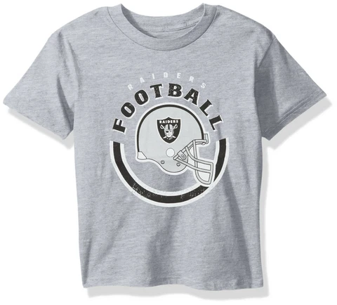 Outerstuff NFL Boys 4-7"Cannon Ball Short Sleeve Tee-Athletic Grey-M(5-6), Oa Cover