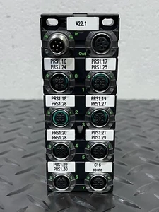 MURR ELEKTRONIK CUBE67 DIO16 E 56601 8XM12 I/O EXTENSION MODULE - Picture 1 of 5