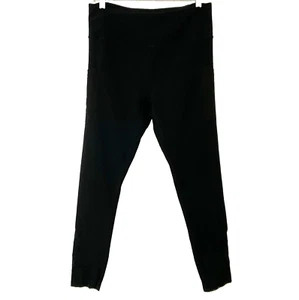 MONDETTA Pantaloni leggings skinny allenamento atletico donna taglia large tasche nero - Foto 1 di 13