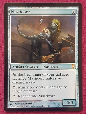 Magic The Gathering FROM THE VAULT RELICS FOIL MASTICORE artifact card MTG FTV - Image 1 of 2