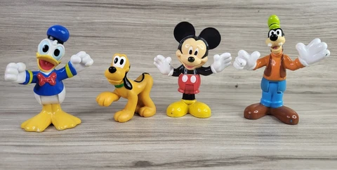 Mattel Disney Mickey Mouse Clubhouse Figures Lot of 4 Mickey Goofy Donald Duck Cover