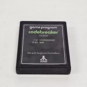 Spielprogramm Atari Codebreaker CX-2643 1-12 Codebreaker 13-20 NIM Game Cartridge - Bild 1 von 5