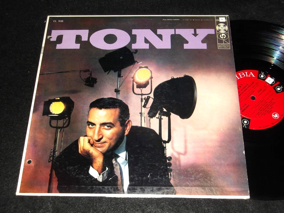 TONY BENNETT Gorgeous Cover LP 1957 Early GIL EVANS Ray Conniff Columbia 6-eye - Image 1 of 1