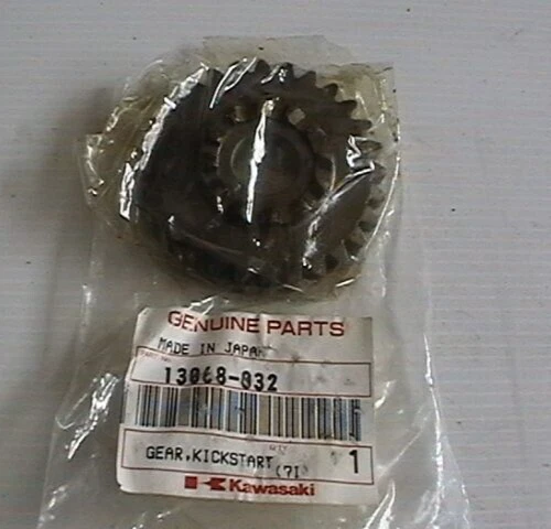 GENUINO KAWASAKI 13068-032 KICK START GEAR KS125 KE125 KD125 KX125 1975-1985 Foto 1 de 1