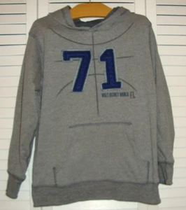 Walt Disney World Boys Reversible Mickey Mouse Pullover Hoodie Large M 8 10 - Picture 1 of 7