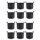 12-Pack Grow Bags 5 Gallon, Thick Fabric Planter Bags for Vegetables,5446
