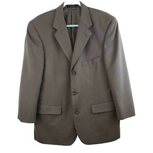  Franco Lanzetti Olive 100% PURE WOOL Sport Coat Blazer Suit Jacket Sz 42S