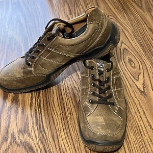 Ecco Zone Brown Oxford Shoes Comfort Men Size EU 47 US 13 - Picture 1 of 6