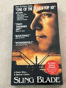 SLING BLADE VHS MOVIE RATED R - Imagen 1 de 3