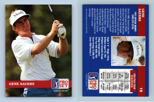 Gene Sauers #15 PGA Tour 1992 Pro Set Trading Card