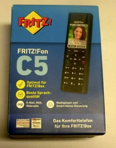 AVM FRITZ!Fon C5 DECT-Telefon schwarz - Zdjęcie 1 z 3