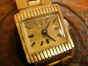 VINTAGE GELBGOLDFARBENE LADY SHEFFIELD 17 JEWELS DAMEN ARMBANDUHR - Bild 1 von 5