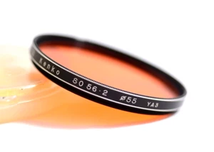 KENKO 55MM SO56-2 YA3 ORANGE CAMERA LENS FILTER WITH CASE (MINT) - Picture 1 of 2