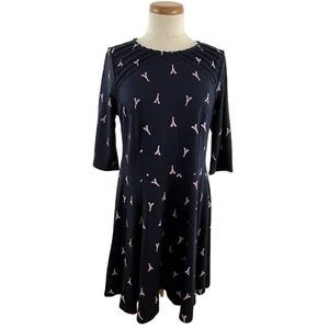 Único Vestido Vintage Para Mujer 2XL Torre Eiffel París Ajuste y Acampanado Patinador Retro - Imagen 1 de 10