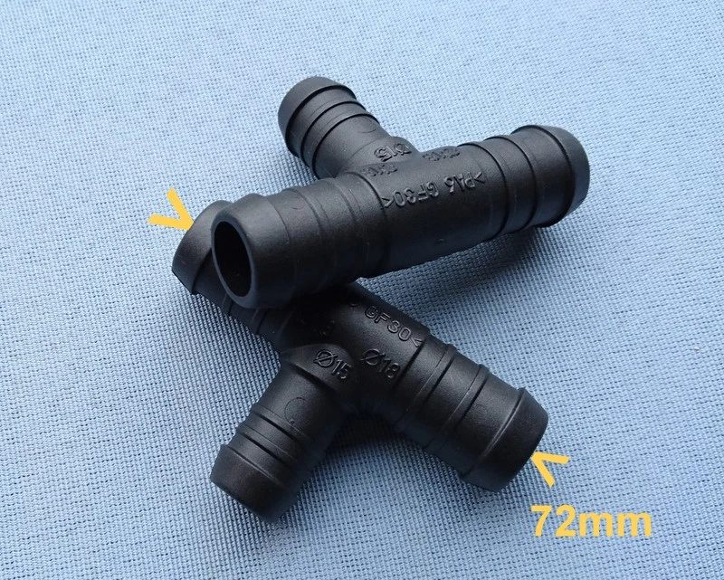 2x Kühlwasserschlauch Schlauchverbinder RGV Kunststoff Verbinder 8 X 8 X 12 Mm