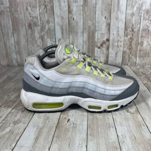 Nike Air Max 95 Paquete de Logotipos Retro Para Hombre Talla 8.5 Blanco Neón Tenis DH8256-100 - Imagen 1 de 8