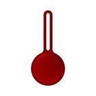 Air Tag Silicone Loop Holder Keyring Carry Case for Apple - Red