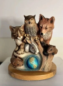 J.H. Boone Forest Animal Sculpture “Earthmates” Vintage Signed Limited Edition - Picture 1 of 18