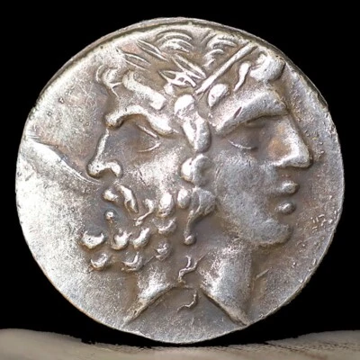 160-70 BC Ancient Greek Coin Janiform heads of Zeus and Hera - Tetradrachm 30mm - Image 1 of 2