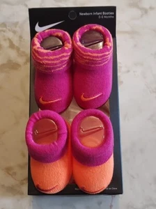 Nike 2-PK. Babyschuhe - rosa & orange 0-6 Monate - Bild 1 von 7