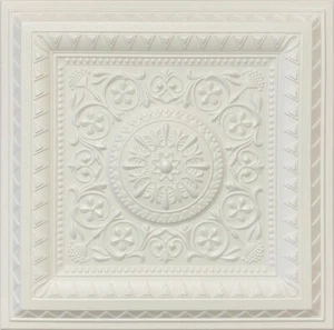 Home Decor Foam Glue-up Ceiling Tile R49W (21.12 s/f/Case) Pack of 8 Plain White - Bild 1 von 2