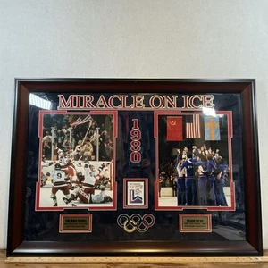 Miracle on Ice 1980 USA Hockey Team Deluxe Framed Photos - Picture 1 of 12