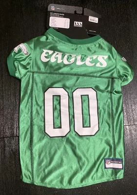 Camiseta deportiva Pets First NFL Throwback Dog Eagles 00 cómoda verde talla grande nueva Foto 1 de 4