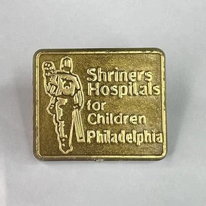 Shriners Hospital for Children Philadelphia Masonic Freemason Vintage Pin - Picture 1 of 1