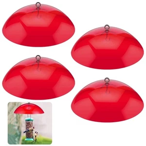 4 Pcs 10.2 Inch Plastic Bird Feeders Dome Cover for Hanging Hummingbird Feede... - Picture 1 of 7