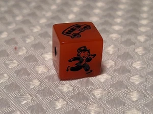 Monopoly Spiel Red Speed Würfel Ersatzteil Stück Rot & Schwarz - Bild 1 von 7