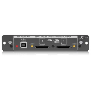 Behringer X-LIVE X32 Expansion Card for 32-Channel SD SDHC Card and USB Recor... - Afbeelding 1 van 2