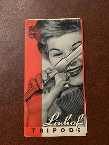 Treppiedi per fotocamera Linhof brochure/guida catalogo vintage Com Flex e altro+ - Foto 1 di 5