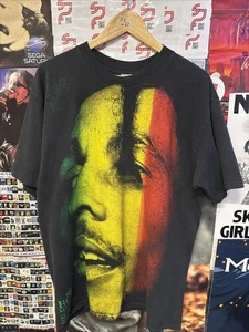 Vintage 90s Ressureccion Bob Marley & The Wailers Songs of Freedom Sz XL 23x32 - Picture 1 of 3