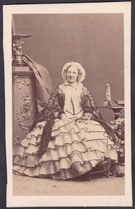 Comtesse de Bryas born Ursule de Vogue noblesse Adel Portrait CDV Photo 1860 - Picture 1 of 1