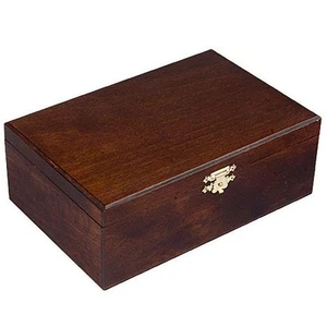 Wooden Storage Box / Case for Standard Size Chess Pieces - Chessmen Not Included - Picture 1 of 3