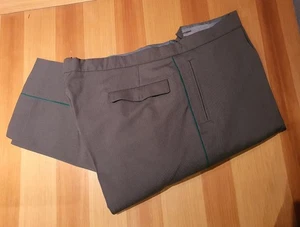 Grenztruppen Offizier Uniformhose gerader Schnitt mit grüner Paspelierung DDR - Picture 1 of 1