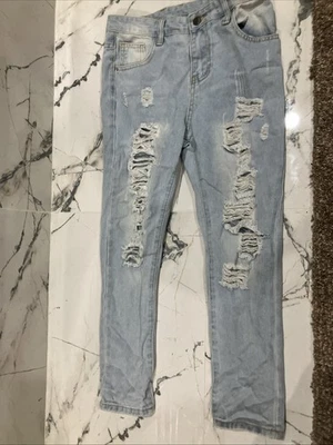 Blue Ripped Jeans Foto 1 de 3